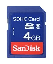 SanDisk 4 GB Class 2 SDHC Flash Memory Card SDSDB-004G-A14F