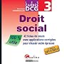 Droit social DCG 3 : 42 fiches de cours avec applications corrig�es pour r�ussir votre �preuve