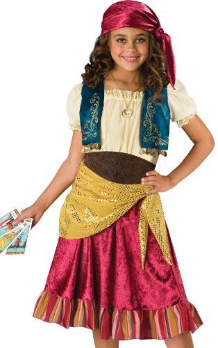 In Character Kids Girls Gypsy Pirate Fortune Teller Halloween Costume