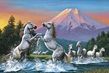 1000ピース 明け富士と跳ね馬