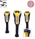  : Michigan Golf Club Headcovers Set of 3 - Nylon