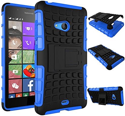 Microsoft Lumia 540 Case DWay High-Quality Slim Fit 2 In 1 Combo Detachable Rugged Dual Layer and Internal TPU Phone Kickstand Back Cover for Microsoft Lumia 540 5.0inches No.01