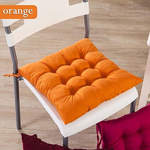 Tie on Pad Cushion Kitchen Home Decor Dining Garden Patio Chair Office Seat Pads Orange
