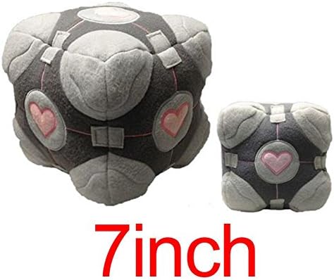 7 Inch Cartoon Gift Portal 2 Weighted Companion Cube Plush Stuffed Toy Doll Pla726 Opp Bag