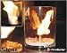 FireButler Glasfeuer Stone Tischfeuer Biokamin rund 30 x 35 cm