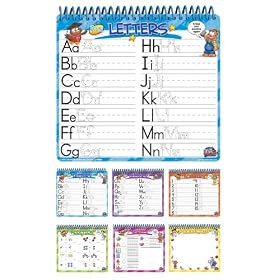 Board Dudes Dry Erase Activity Book - Letters, Numbers, Shapes & Games (Juvenile) (11050UA-4)