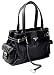 Prada Black Leather BR2958 Tote Handbag