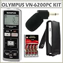 Olympus VN-6200PC 1GB Digital Voice Recorder + Accessory Kit