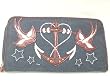 Loungefly Navy Swallow Anchor Tattoo Style Wallet Vegan Friendly