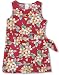 Yellow Plumeria Mock Wrap Hawaiian Aloha Sarong Tank Dress - Small and Young Girl Size