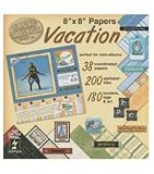 Paper Pads 8''x8''-Vacation