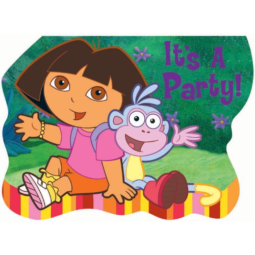 Dora and Friends Invitations (8 count)
