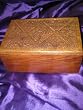 Magnificently Hand Carved Floral Design Walnut Wooden Jewelry Box
