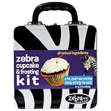 Zebra Mix - Zebra Cupcake & Frosting Kit in a Lunch Box Tin