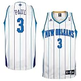 Chris Paul Jersey: adidas White Swingman #3 New Orleans Hornets Jersey