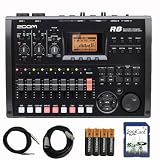 Zoom R8 Multi-Track Audio Recorder with SD Card, Cables and Battery Bundle