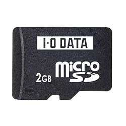I-O DATA microSDカード 2GB miniSD&SDアダプター付 SDMC-2G/A
