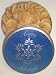 Gourmet Food : Scott's Cakes 2 1/2 lb. Snicker Doodle Cookies in a Large Snowflake Tin