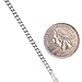 Sterling Silver Curb 3mm Necklace Chain Italian Italy Solid .925 Jewelry