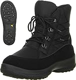 VISTA Damen Winterstiefel Snowboots SPIKES ICE BREAKER schwarz, Größe:40;Farbe:Schwarz