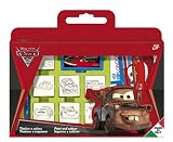 Noris 606317823 - Disney Cars, Stempel Set im K�fferchen, 7 Stempel