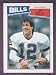1987 Topps Football JIM KELLY, RC 