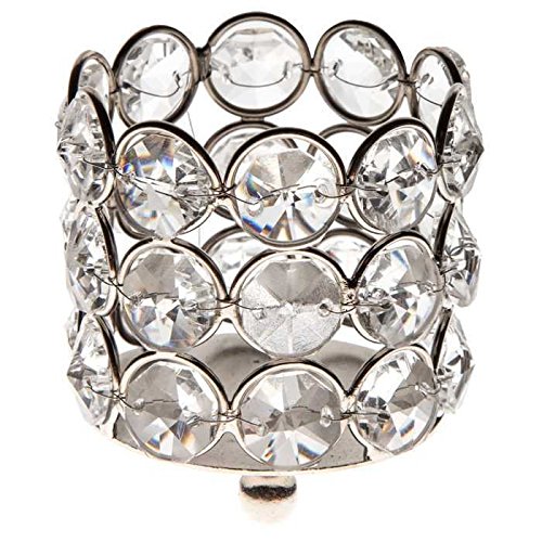 Coconut Grove GalleriaCrystal Clear Acrylic Gem Bling Tea Light Candle Holder