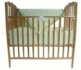 American Baby Company Heavenly Soft Minky Dot 3-Piece Porta-Crib Set, Celer ....