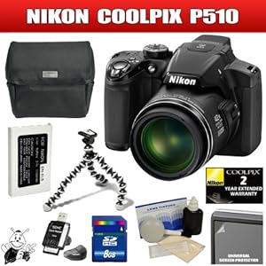 Nikon Coolpix P510 (Black) Package