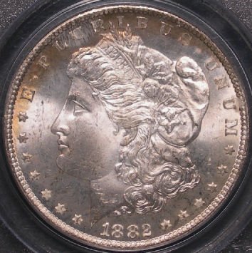 1882-CC Morgan Silver Dollar Graded MS65 by PCGS-image