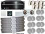 Pyle Deluxe Full Audio Package -- PT8000CH 19" Rack Mount 8000W 8 Channel Stereo/Mono Amplifier + (7x) PDIC80 300W 8" Two-Way In-Ceiling Speaker System + (7x) PVC1 Wall Mount Rotary Volume Control knob + (8x) PCSB8 8" Pre-Construction Speaker Brackets + PDIWS12 12" In-Wall High Power Subwoofer + PDIWCS62 Dual 6.5" 2-Way In-Wall Center Channel Speaker System.