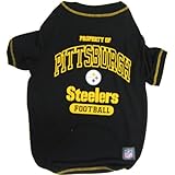 Pets First NFL Pittsburgh Steelers T-Shirt, Medium