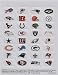 NFL Team Logos Mini Stickers (10 Sheets per Pack)