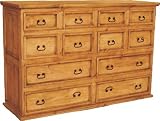 Hidalgo 12 Drawer Rustic Dresser