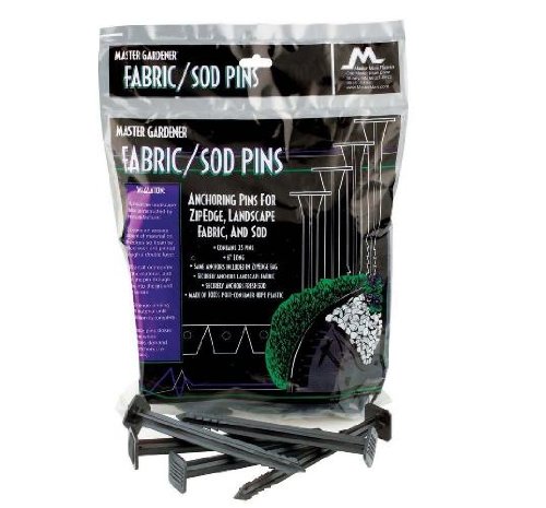 Master Mark Plastics 11125 Fabric and Sod Pins, 6-Inch, 25 Pack