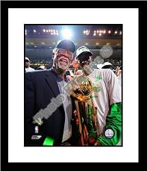 Kevin Garnett & Bill Russell Boston Celtics NBA Framed 8x10 Photograph 2008 NBA Finals Trophy