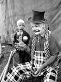 Toby Boas, an Aspiring Clown, Getting Some Juggling Lessons from Veteran Clown Jimmy O'Donnell Photographic Poster Print by Francis Miller, 18x24