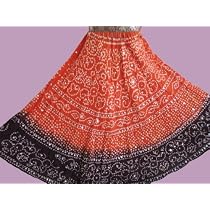 Cotton Bandhani Tie Dye Skirt