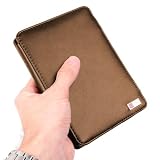 DURAGADGET Genuine Leather Book Style Case/Cover (Brown)by DURAGADGET