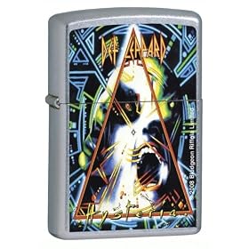 Original Zippo Lighter 24567 Def Leppard Hysteria