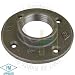 NUSET 1 1/2 Malleable Black Iron Round Flange (B321-40)