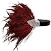 eforpretty 1920s Flapper Headband Holiday Party Headpiece Burgundy Downton Abbey