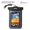 DandyCase Black Waterproof Case for Apple iPhone 4, 4S - Also Works with iPod Touch 3, 4, iPhone 3G, 3GS, & Other Smartphones - IPX8 Certified to 100 Feet [Retail Packaging by DandyCase]