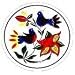 Hex Sign: Morning Birds 12