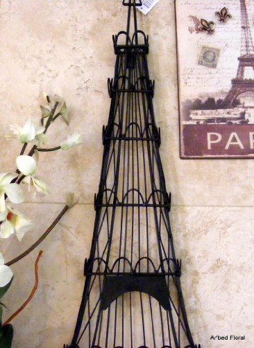 Iron Eiffel Tower Jewelry Holder Wall Decor ~ 31
