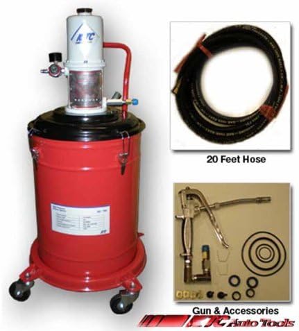 5 Gallons Air Operated High Pressure Grease Pump (20ft Long Hose)