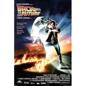 (24x36) Back to the Future Movie (Michael Looking at Watch) Poster Print: Home &amp; Garden