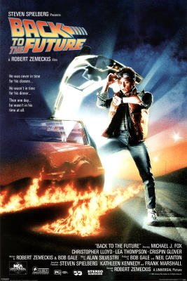 Professionally Framed Back to the Future Movie (Michael Looking at Watch) Poster Print - 24x36 with RichAndFramous Black Wood Frame by Generic