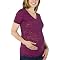 Liz Lange&reg; Maternity V-Neck Burnout Tee - Pink