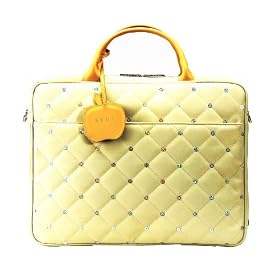 Abbi Mina Slim Briefcase for MacBook Pro 17-inch Ivory